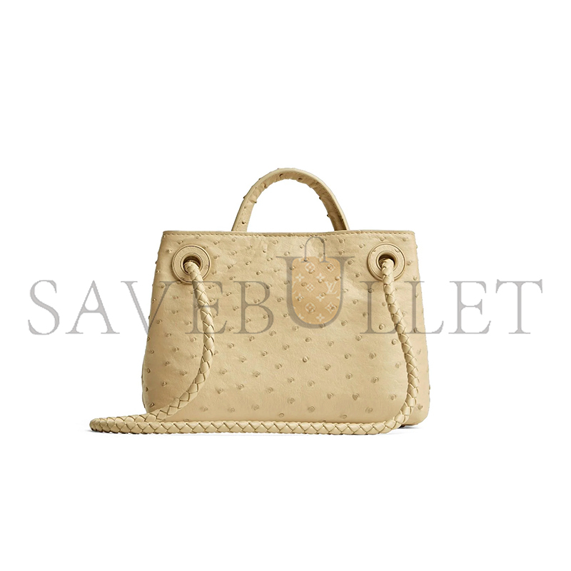 BOTTEGA VENETA MINI ANDIAMO OSTRICH LEATHER 805232 (20.5*15*7.5cm)